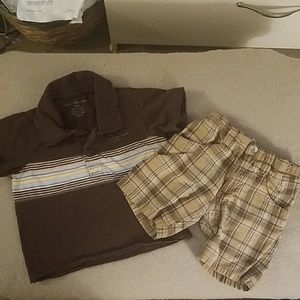 Calvin Klein Polo & Shorts Matching Set